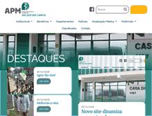 Tablet Screenshot of apmsjc.com.br